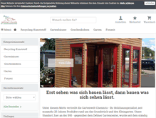 Tablet Screenshot of gartenwelt-chemnitz.de